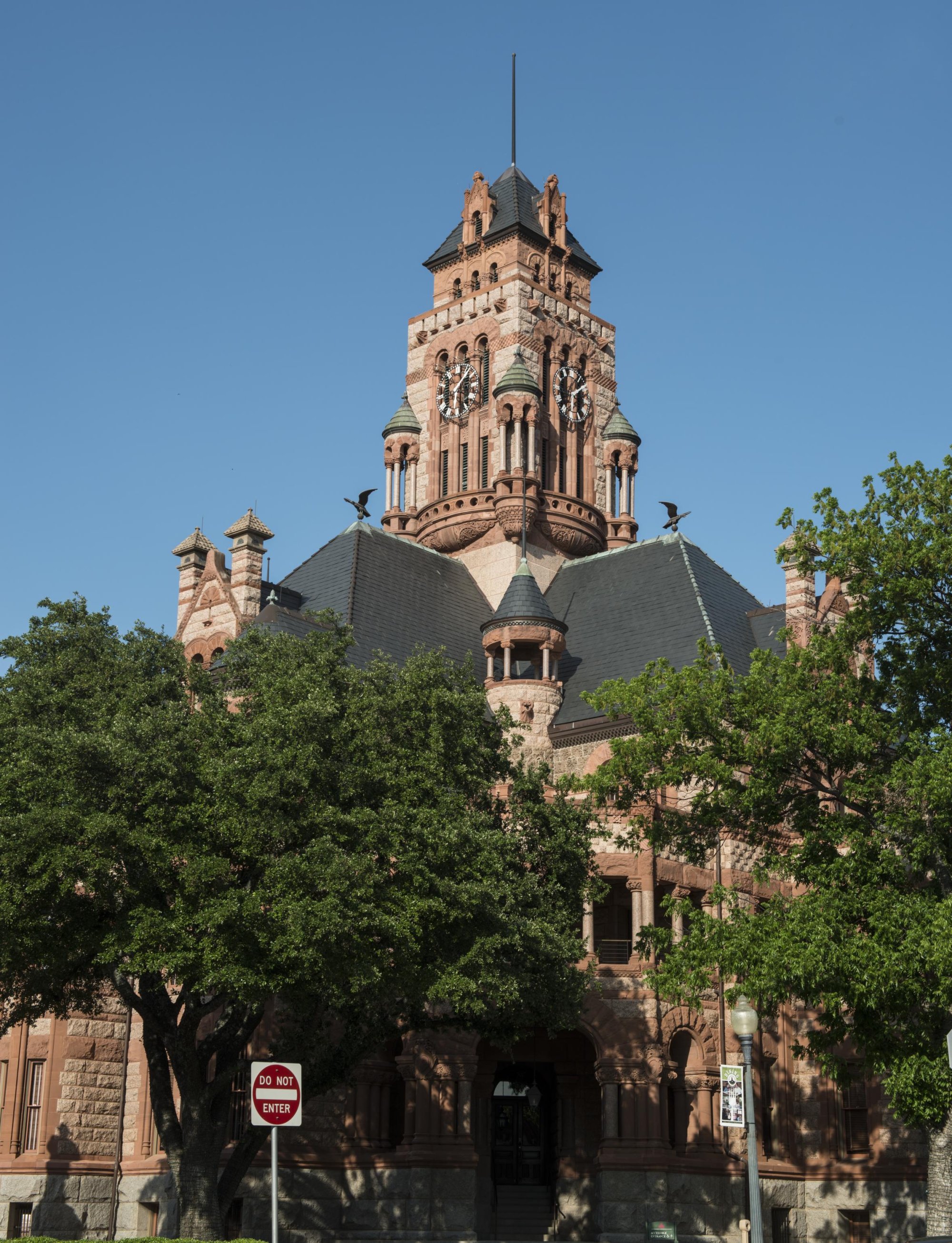 The 1897 Ellis County Courthouse, Waxahachie, Texas. Still standing. Still judging.
